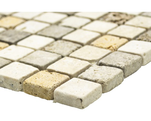 Natuursteenmozaïek XNT 46380 bruin/beige 30,5x30,5 cm