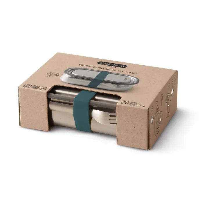 Black + Blum Lunch box Stainless | Bleu