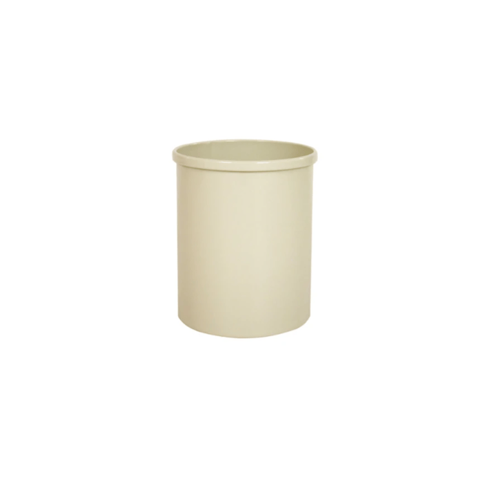 Vepa Bins Ronde papierbak Metaal 15 ltr Crème   (VB100100W)