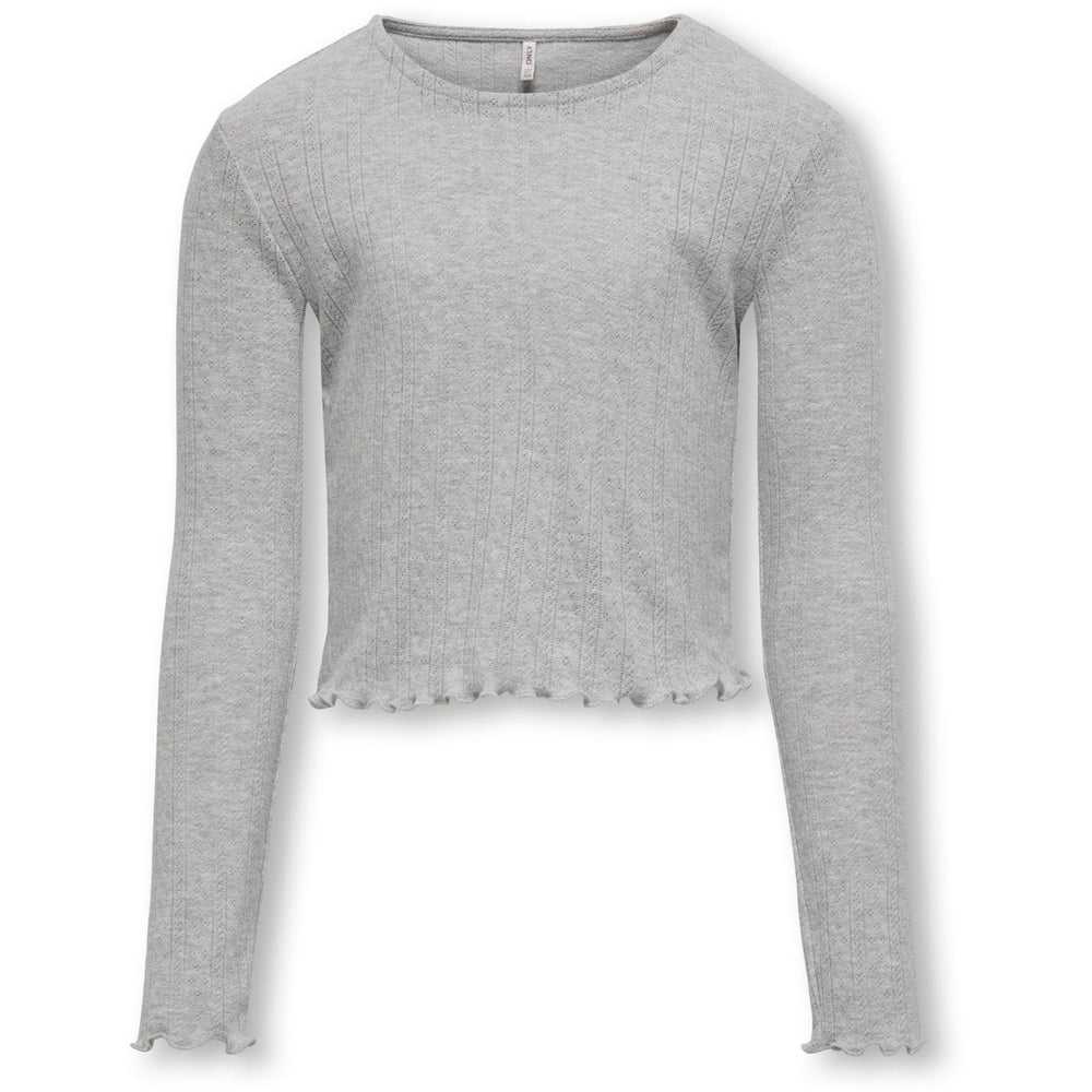 Køb kids ONLY Light Grey Melange Carlotta Top