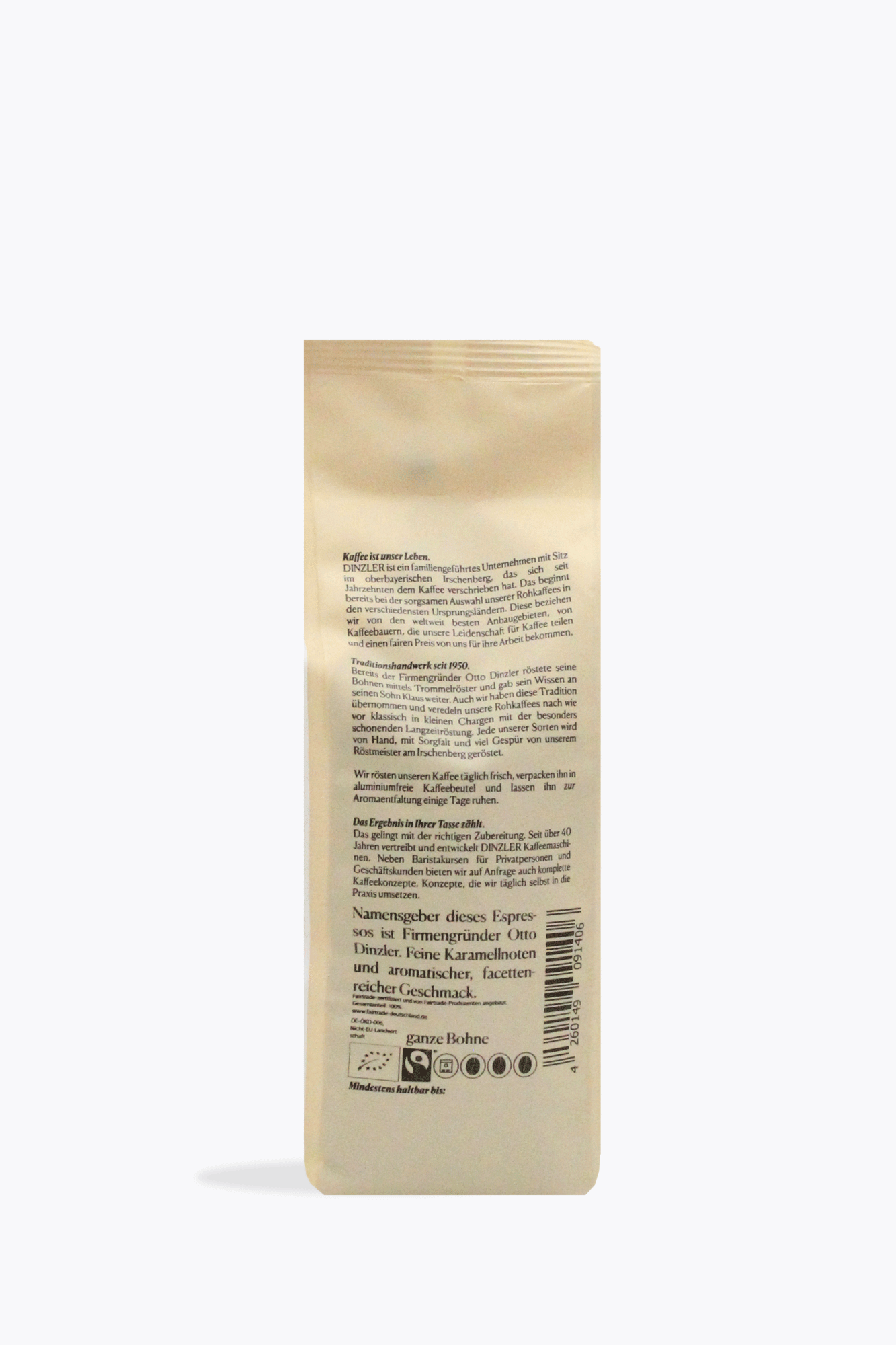 Dinzler Espresso OTTO Bio - Fairtrade 250g