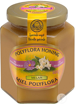 Melapi Miel Polyflora A La Gelée Royale 500g