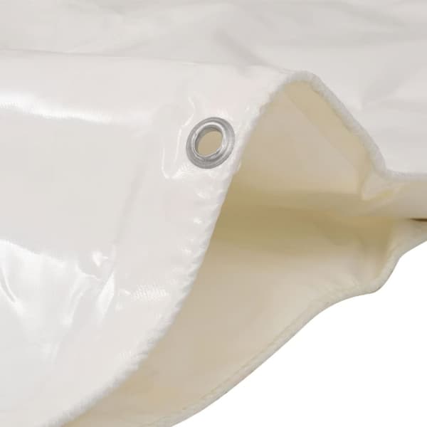 vidaXL Presenning 650 g/m² 3x5 m hvit