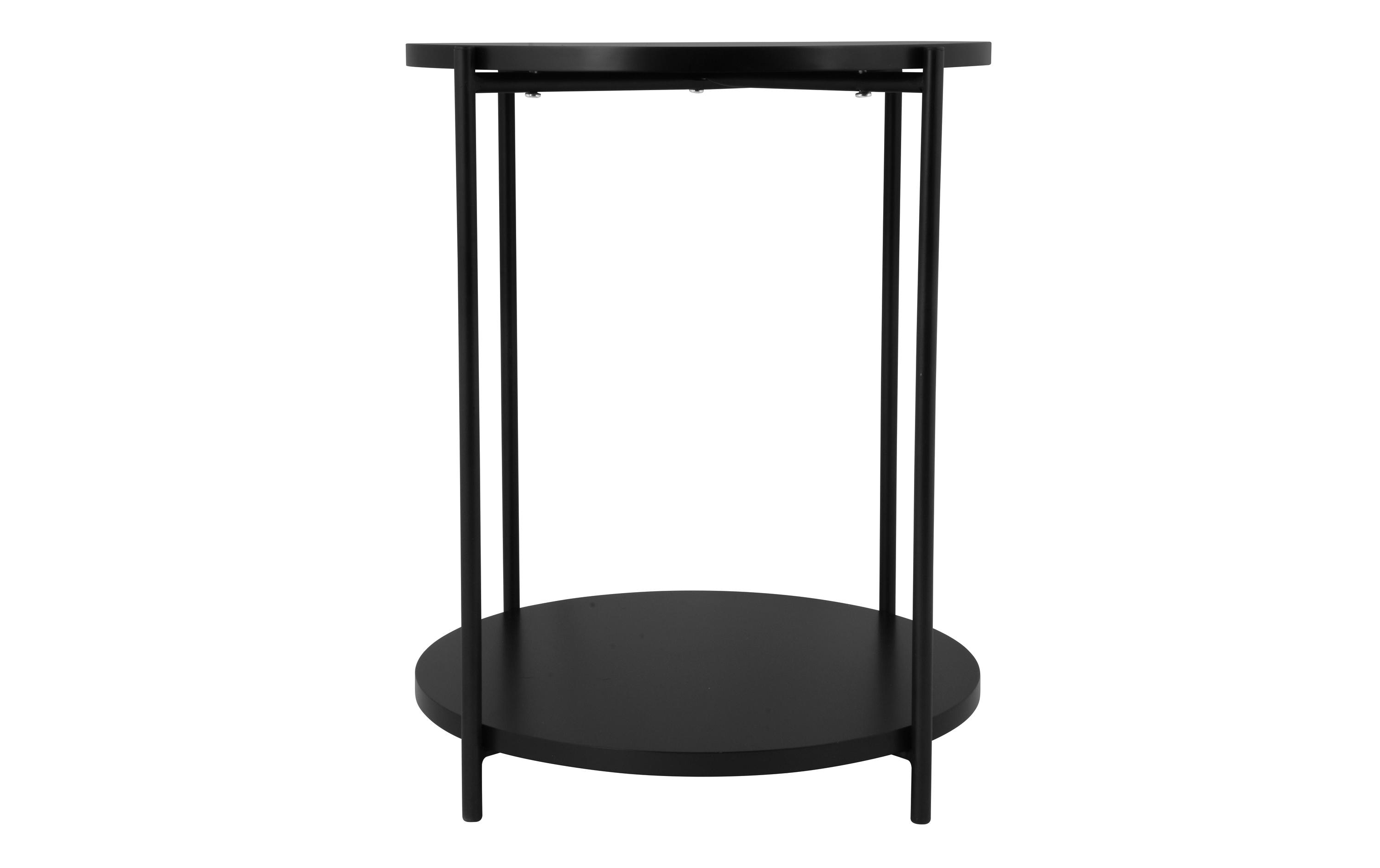Beistelltisch Ø 40 cm, SchwarzCouchtisch