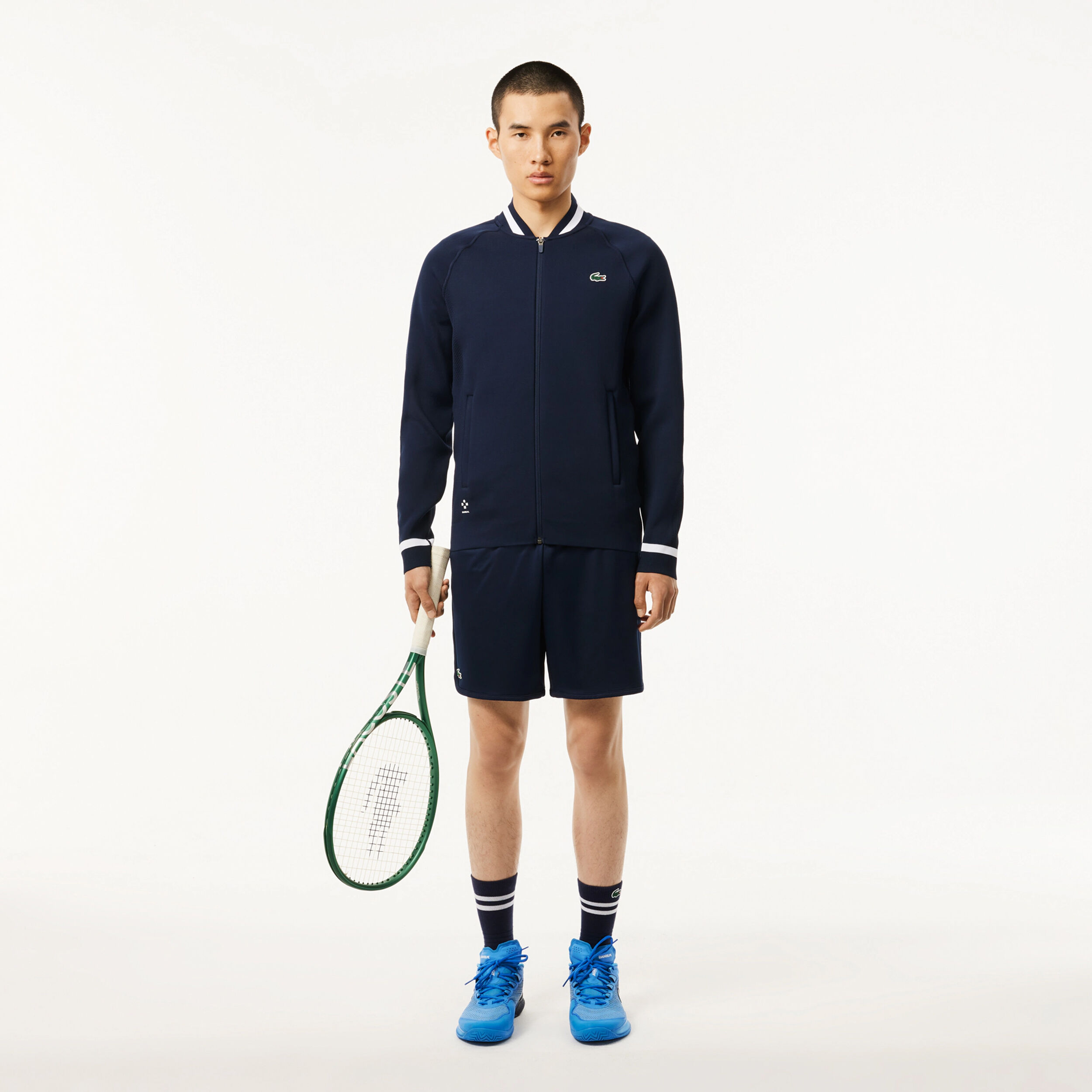 Lacoste Veste De Survêtement Hommes - Bleu Foncé