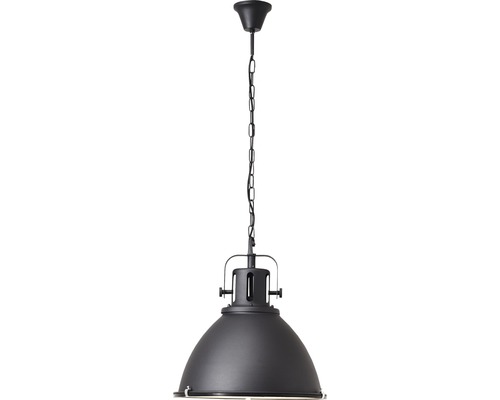 Hanglamp, 1-lichts, HxØ 144x47 cm, zwart