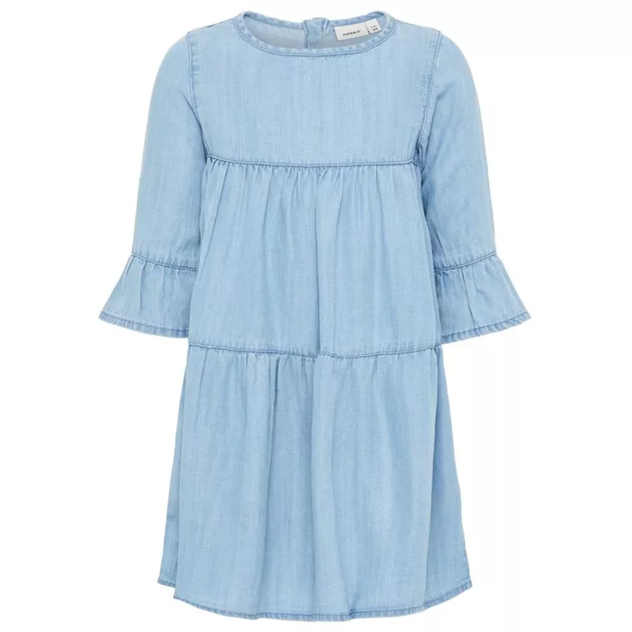 name it Girls Kleid NMFDINA blue bonnet