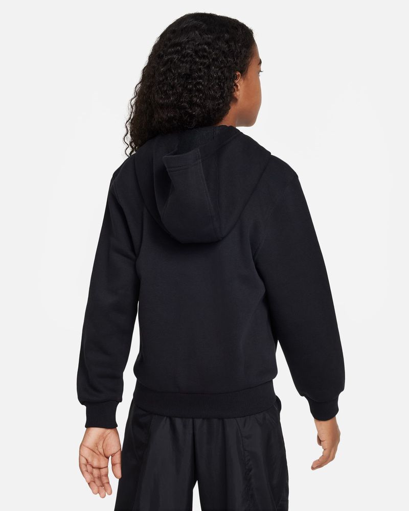 Sweat à capuche Nike KM Noir pour enfant