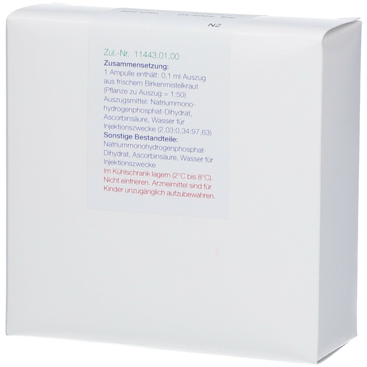 abnobaVISCUM® Betulae 2 mg Ampullen