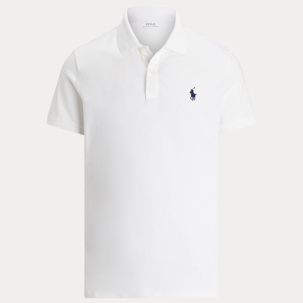 Tailored Fit Pique Herre Hvit