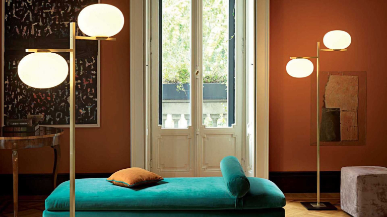 Oluce Alba 2 vloerlamp met dimmer