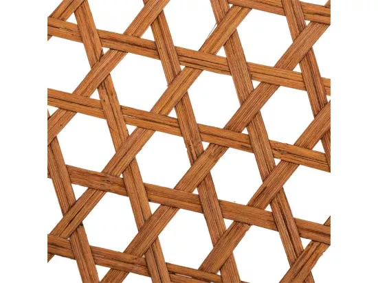 Plateau en bambou marron d35x6h
