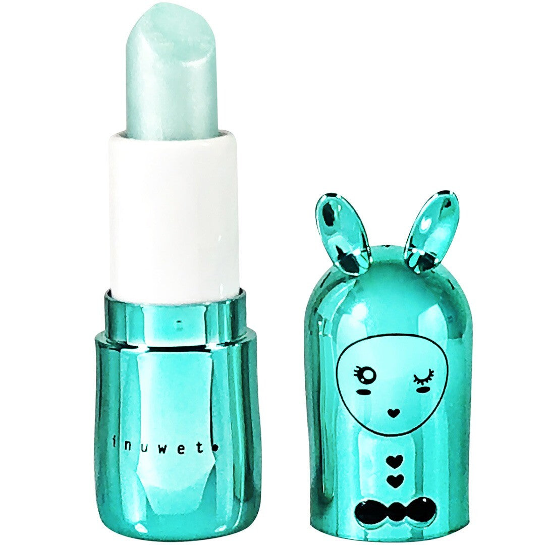 Inuwet lippenbalsem metallic cupcake - green