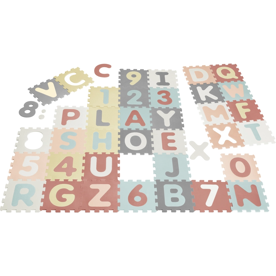 Playshoes Puzzlematte 36-teilig bunt 2
