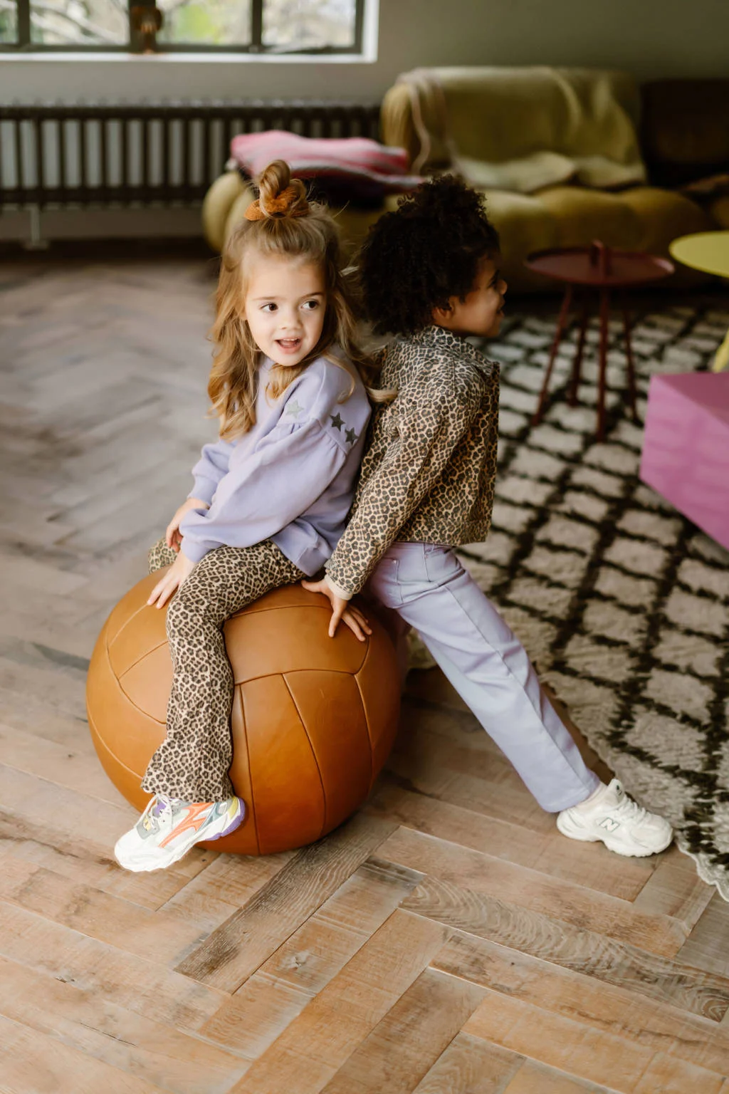 Daily7 flared flared broek bruin