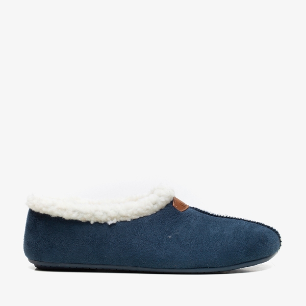 Thu!s gevoerde dames pantoffels blauw