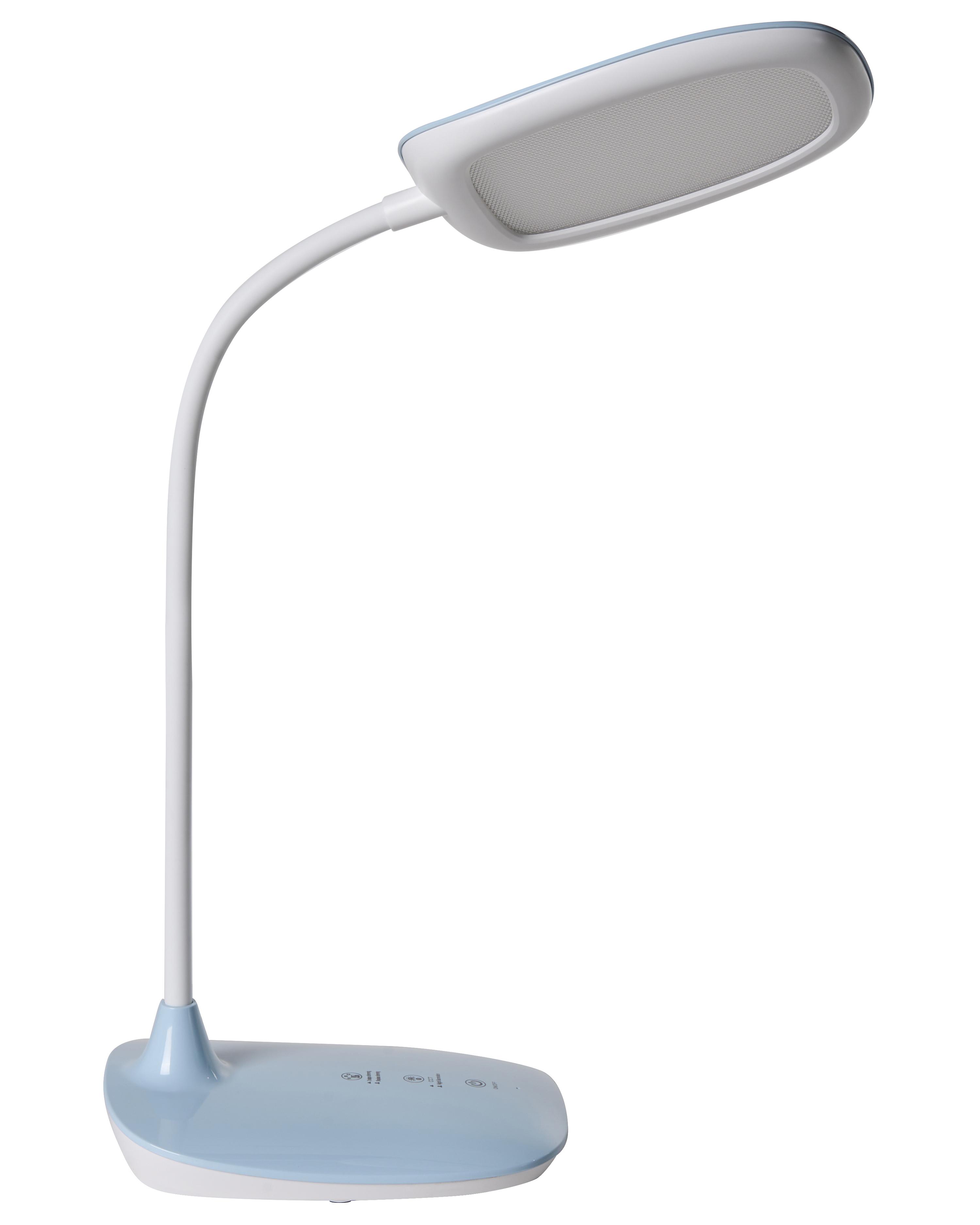 LED bureaulamp HYDRA met dimmer Lichtblauw
