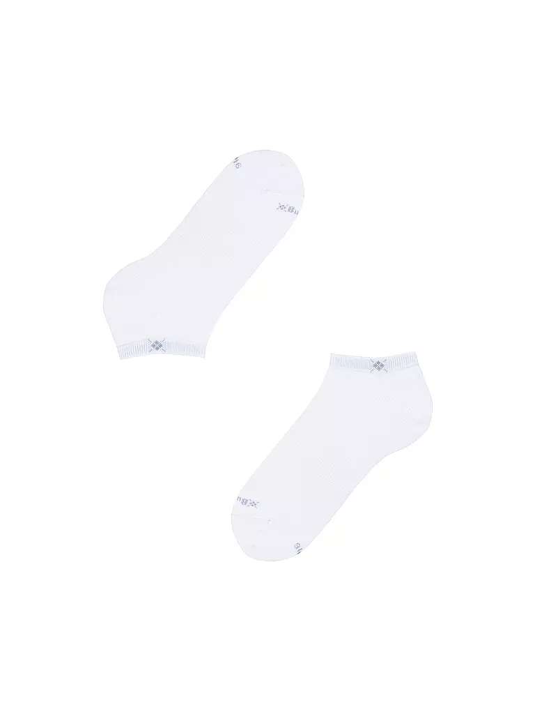 BURLINGTON Herren Sneaker Socken EVERYDAY 2-er Pkg. 40-46 white weiss