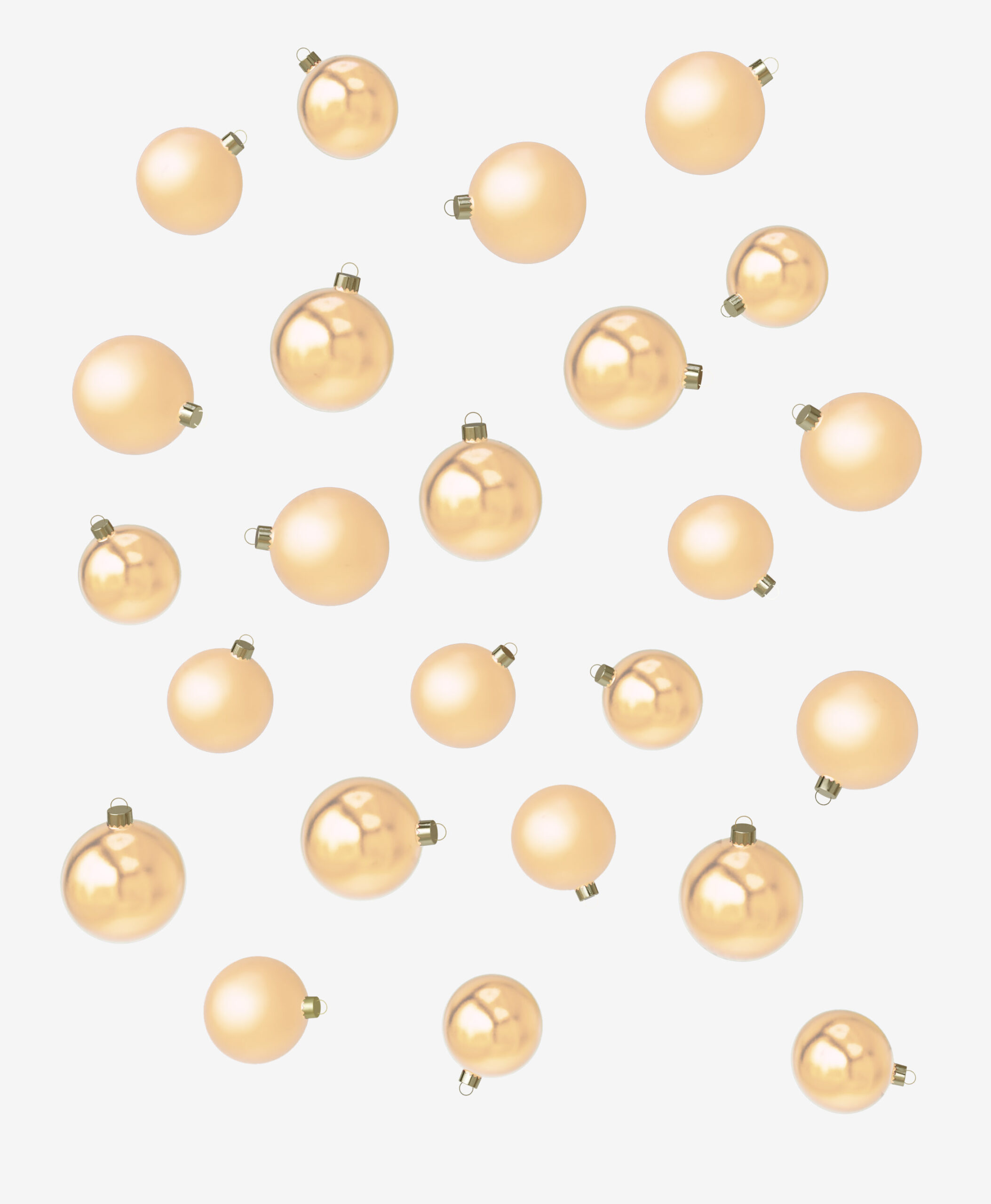 Weihnachtsbaumkugeln, 24er-Set