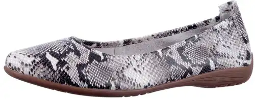 Seibel taupe phyton 74801 - maat 44 ballerina taupe phyton - maat 44 Calandschoen