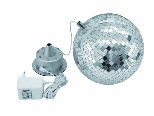 Diskokule 30 cm med LED-lys