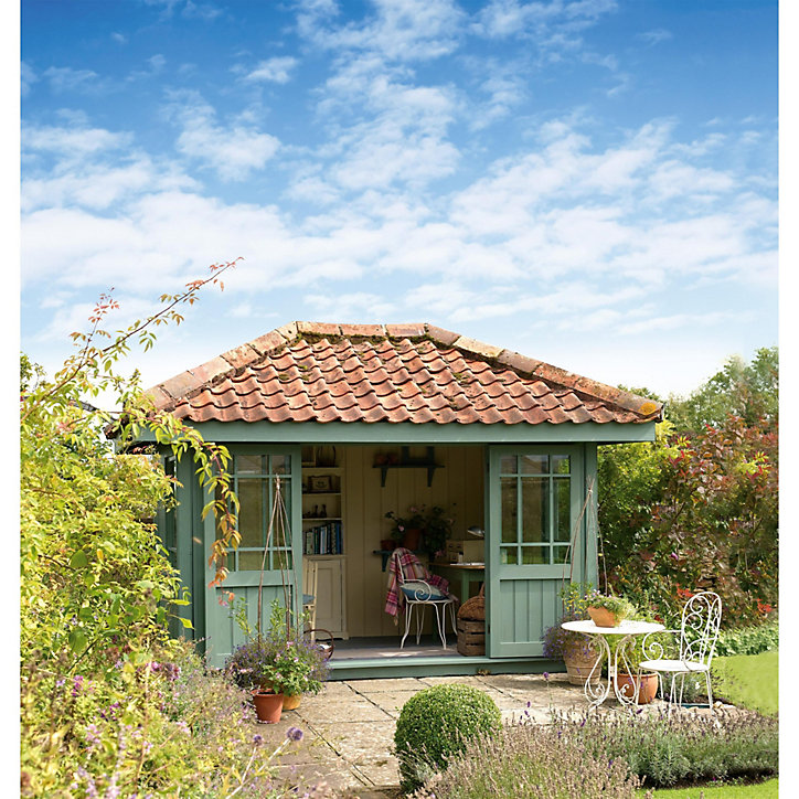 Peinture extérieure multi supports e garantie 8 ans Dulux Valentine satin vert provence 2L