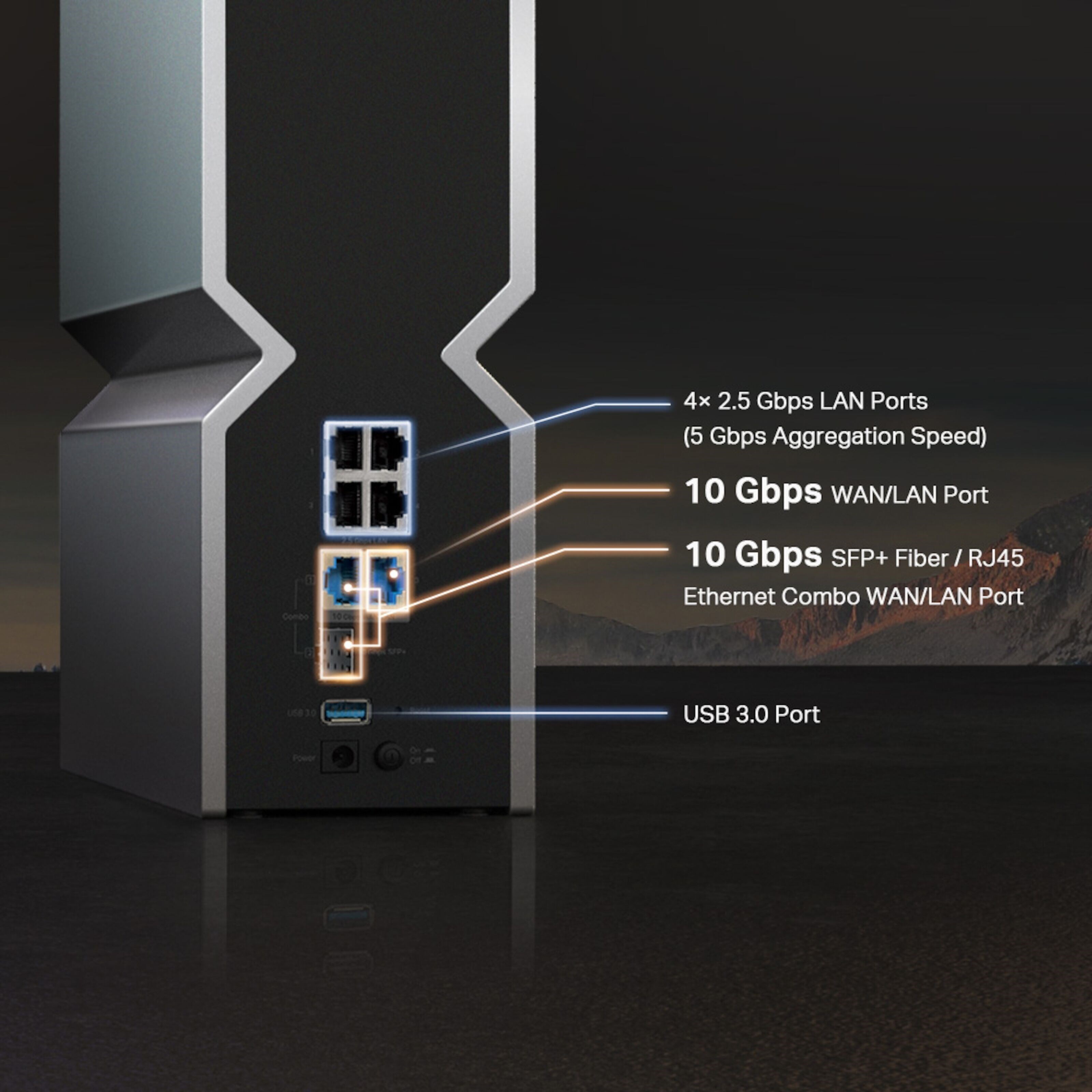 TP-link Archer BE800 Trådløs ruter med Wifi 7 BE19000