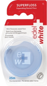 EDEL+WHITE Superfloss mit Minze, 2 x 25m