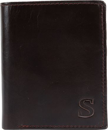 Suitable Portemonnee Nikkei Donkerbruin Leer - Skim Proof 1104-Nikkei DBrown kopen