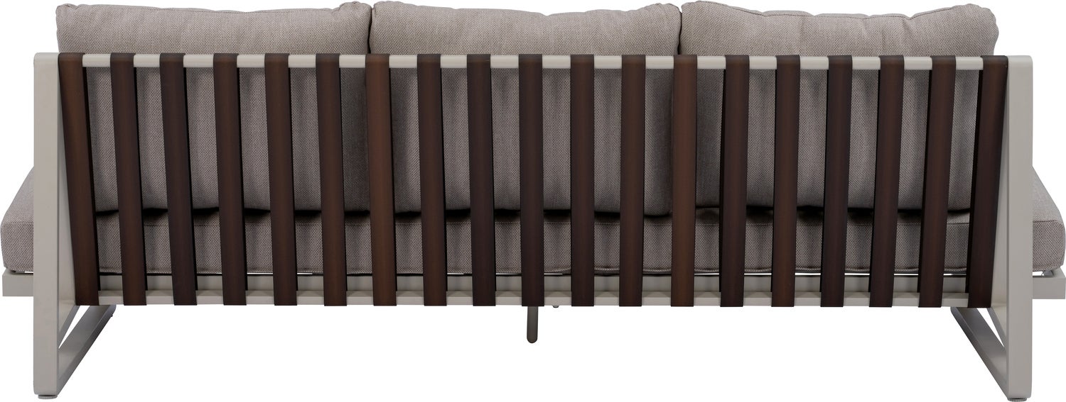 Intratuin 5-zits loungeset Yara wit / grijs
