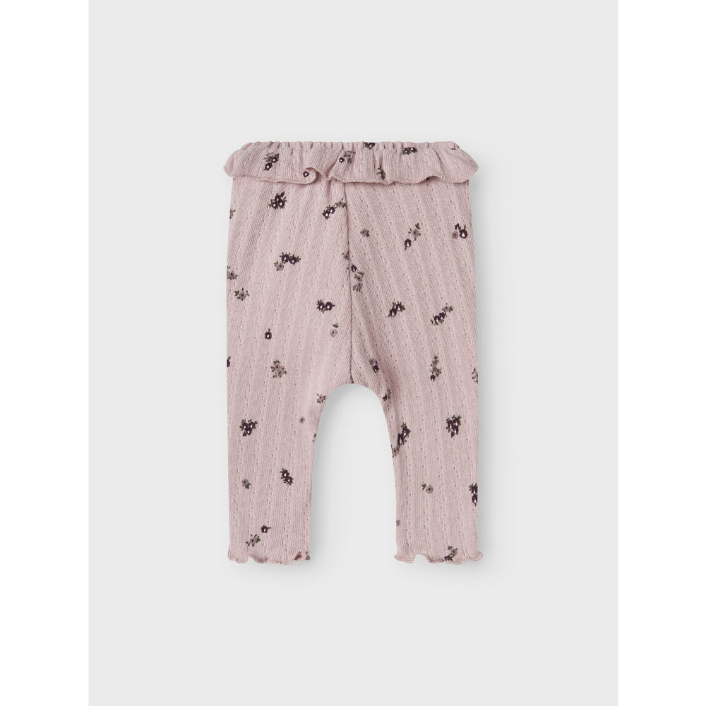 Køb Name It Burnished Lilac Nbflower Leggings