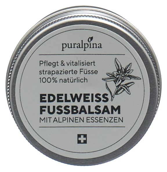 PURALPINA Edelweiss Fussbalsam<br>30 ml, Topf, Balsam