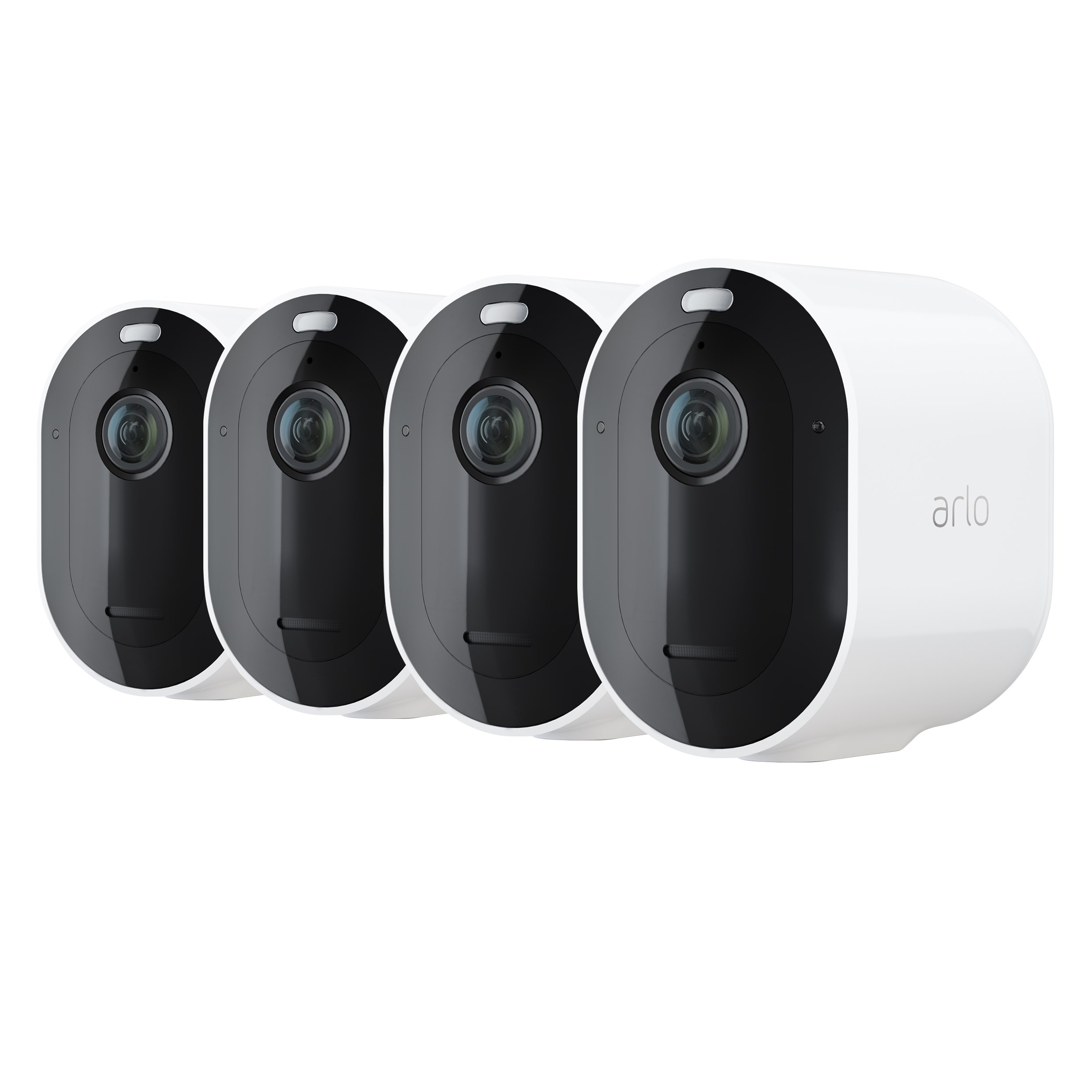 Arlo Pro 4 Spotlight Trådløst overvåkingskamera 4-pk. Hvit