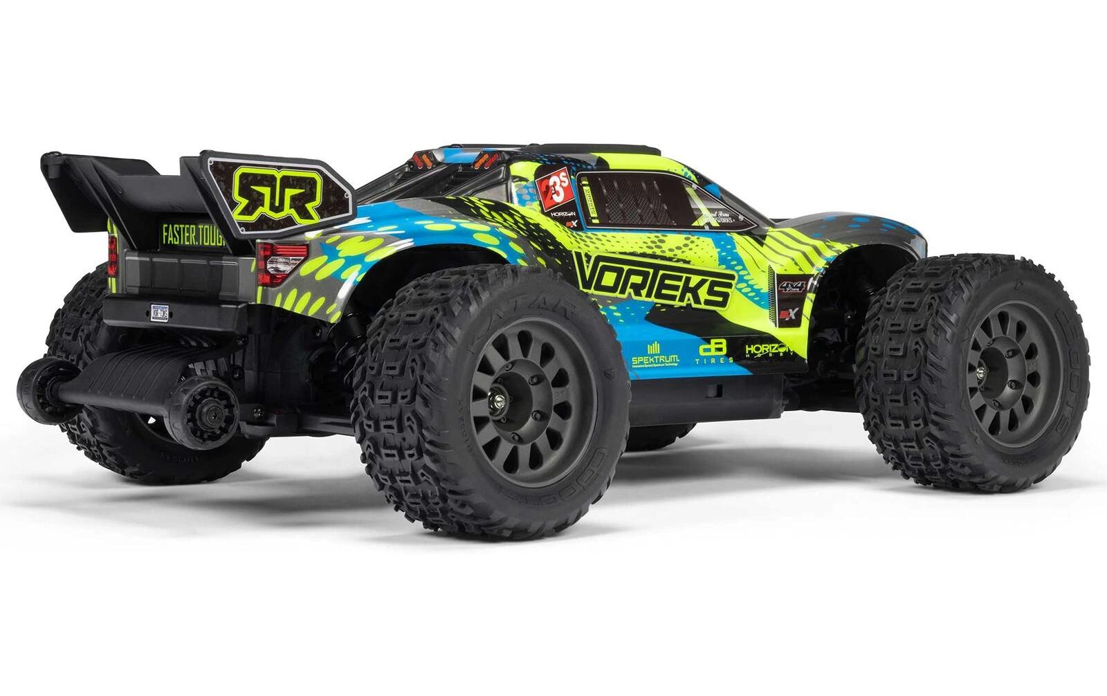 Stadium Truck SCT Vorteks BLX 223S Türkis ARTR, 1:10<br>Off-Road Modell mit Brushless Motor