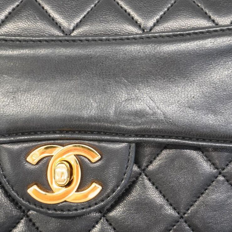Chanel Vintage Chanel Flap Bag Black