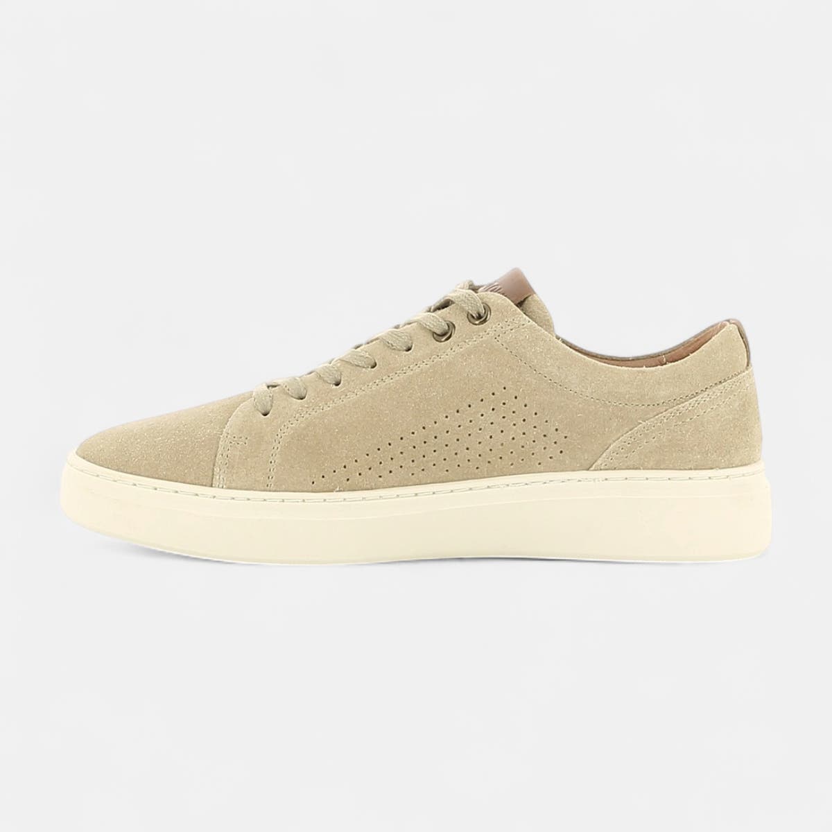Baskets basses Homme en cuir beige