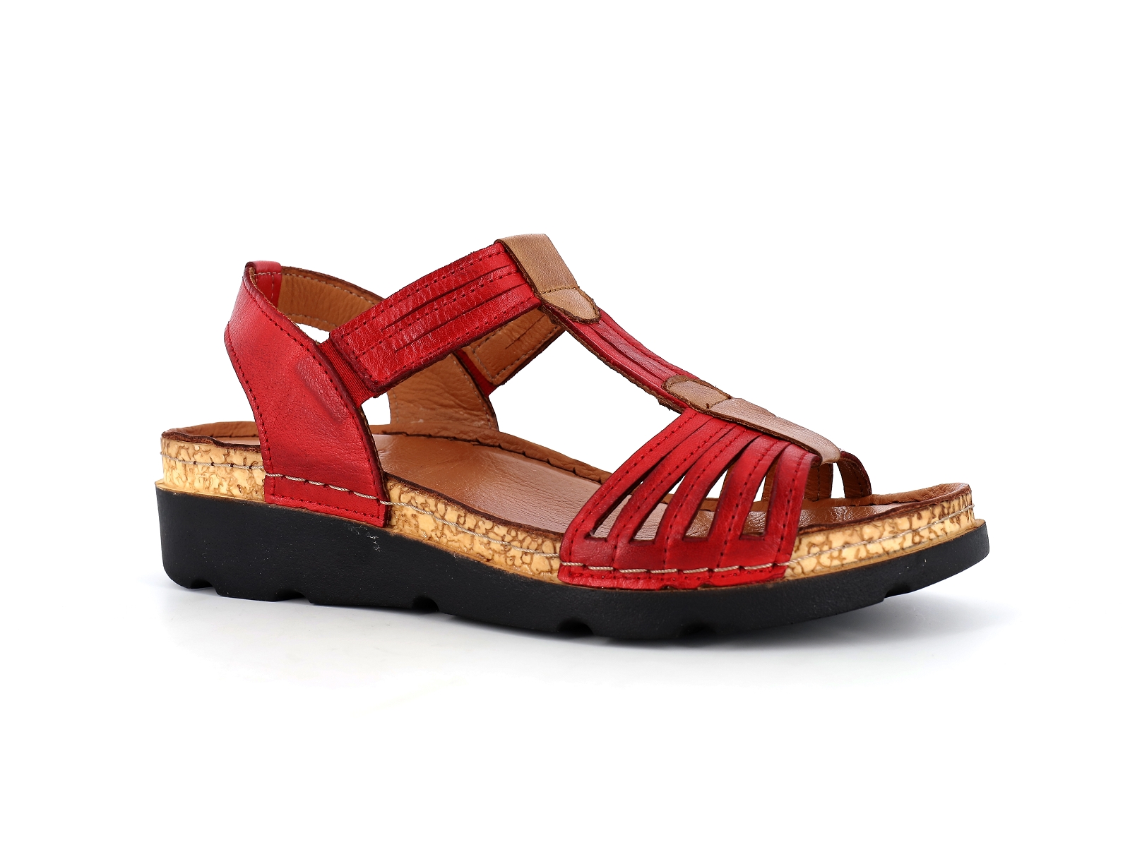K brand-IZA Cuir Rouge