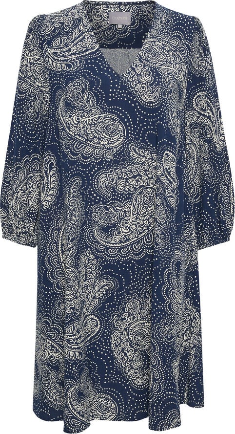 Culture CUpolly Short Dress Blue/whitecap paisley