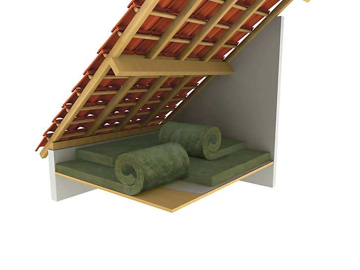 Rouleau laine de verre combles perdus URSA Thermocoustic 8 x 1,2 m Ép. 10 cm R. 2,50 m².K/W