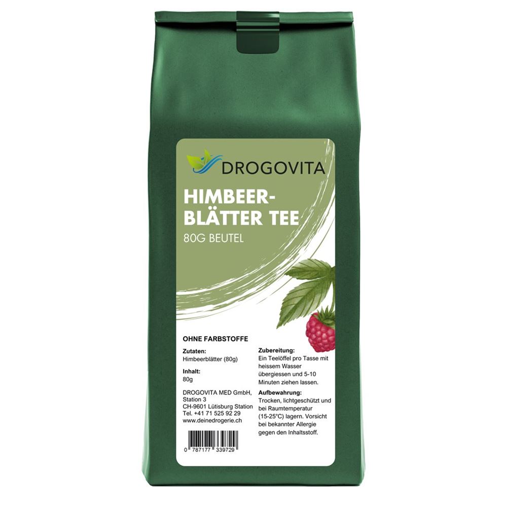 DROGOVITA Himbeerblätter Tee<br>80 g, Beutel, TEES