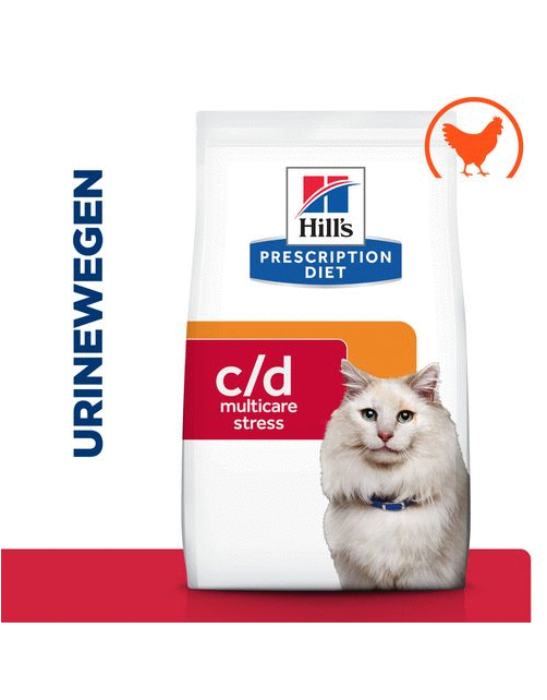 Hill's Prescription Diet C\/D Multicare Stress Urinary Care Zak Kip - Kattenvoer