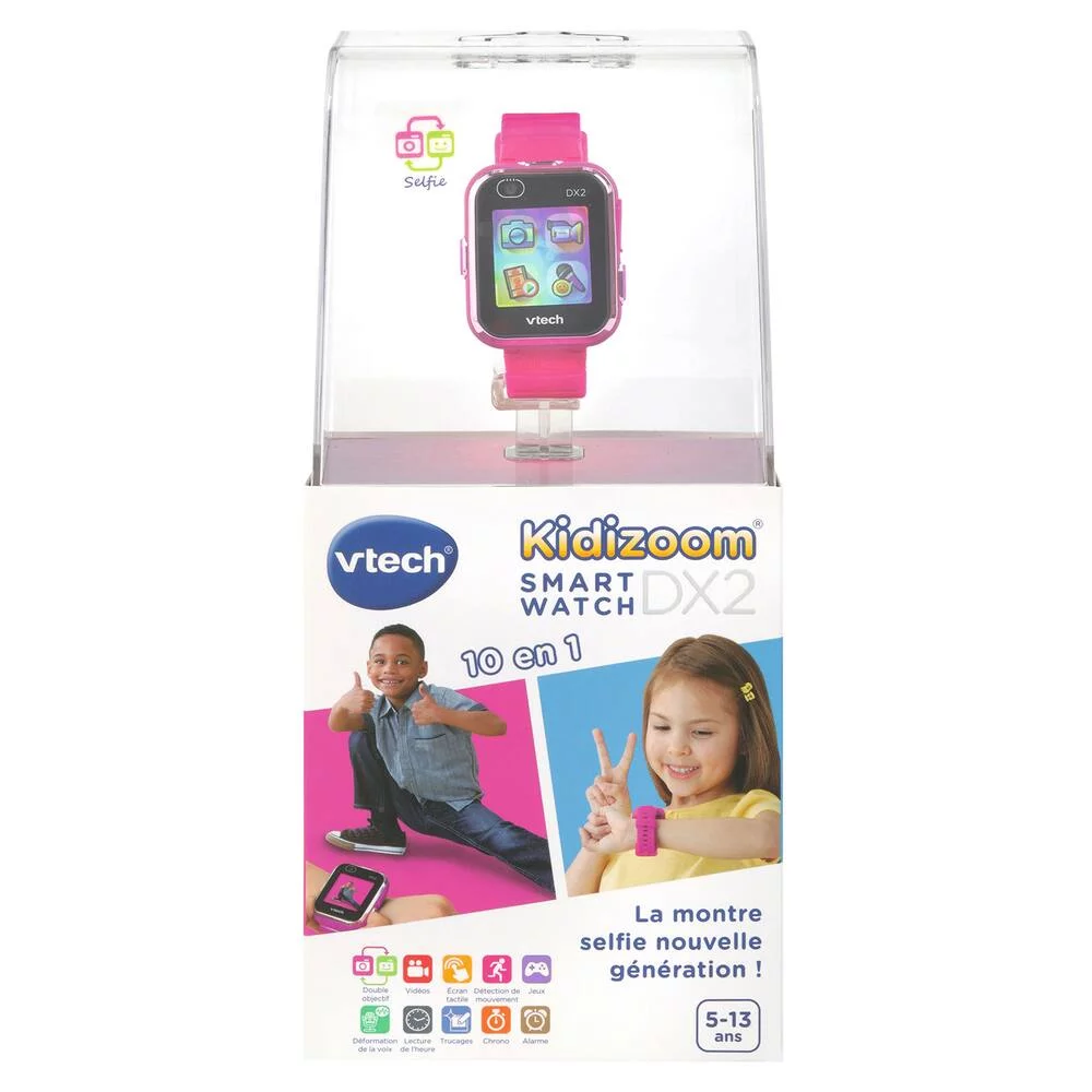 KIDIZOOM - SMARTWATCH CONNECT DX2 FRAMBOISE