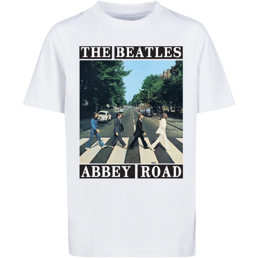 F4NT4STIC T-Shirt The Beatles Band Abbey Road weiß