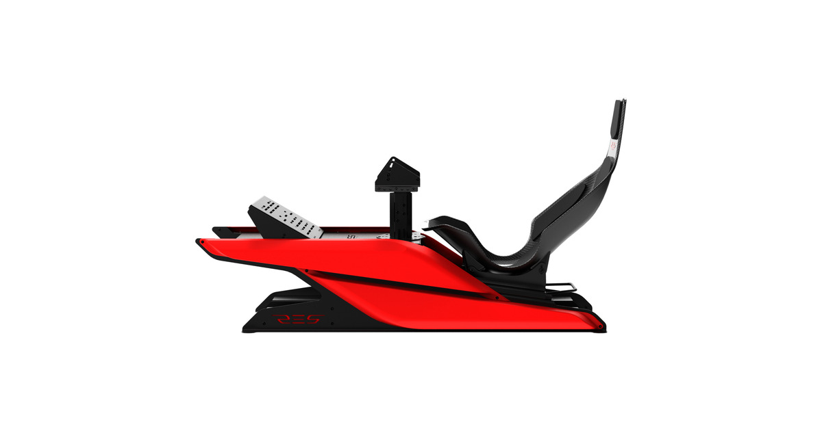 Res-TechX1 Cockpit racing simulator  (Zwart/rood)