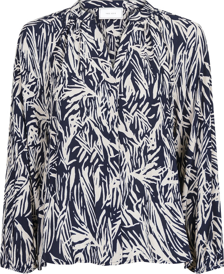Neo Noir Huma Breeze Blouse Blå