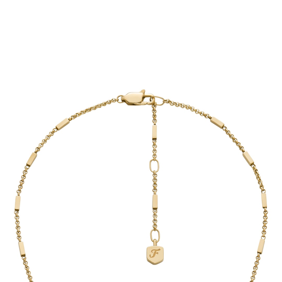Fossil Halskette All Stacked Up Y-Neck