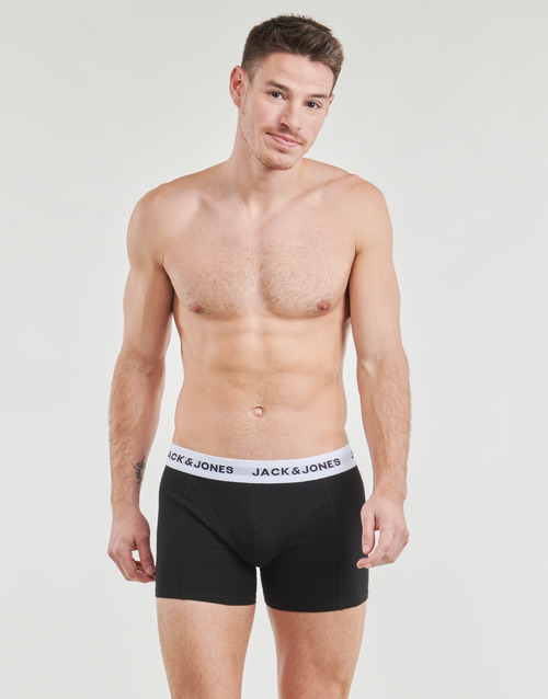 Jack & Jones - JACSOLID TRUNKS 5 PACK OP - Noir