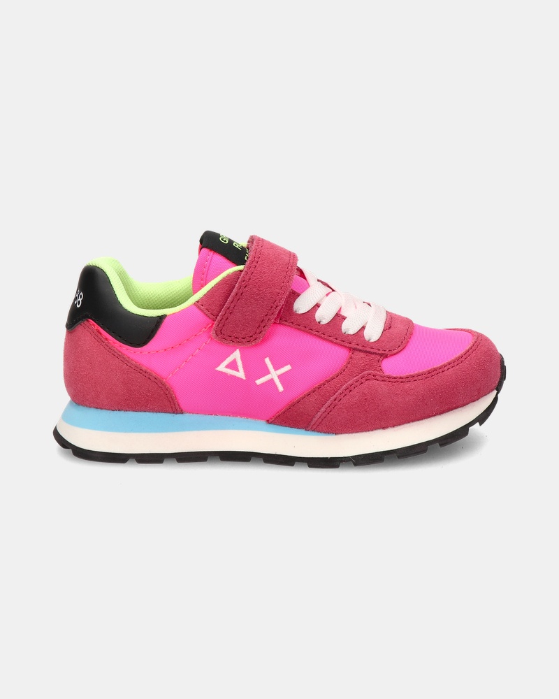 Sun 68 Girls Ally Solid Klittenbandschoenen  - roze