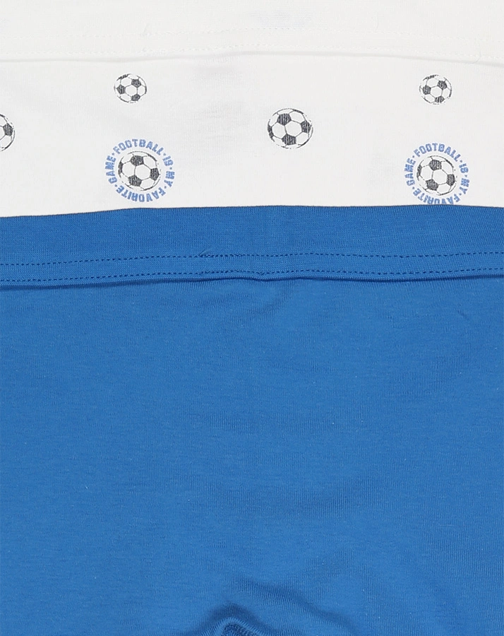 Boxershorts CLASSICS – FUßBALL 2er Pack in blau/weiß