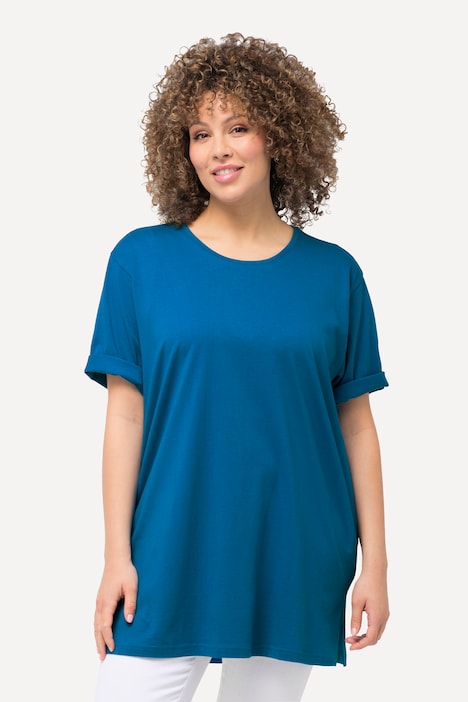 T-Shirt, Rundhalsausschnitt, Relaxed, Halbarm